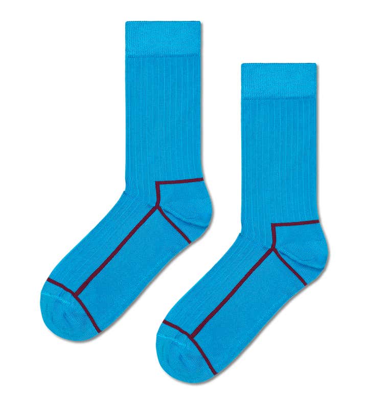 Contrast Stripe Sock