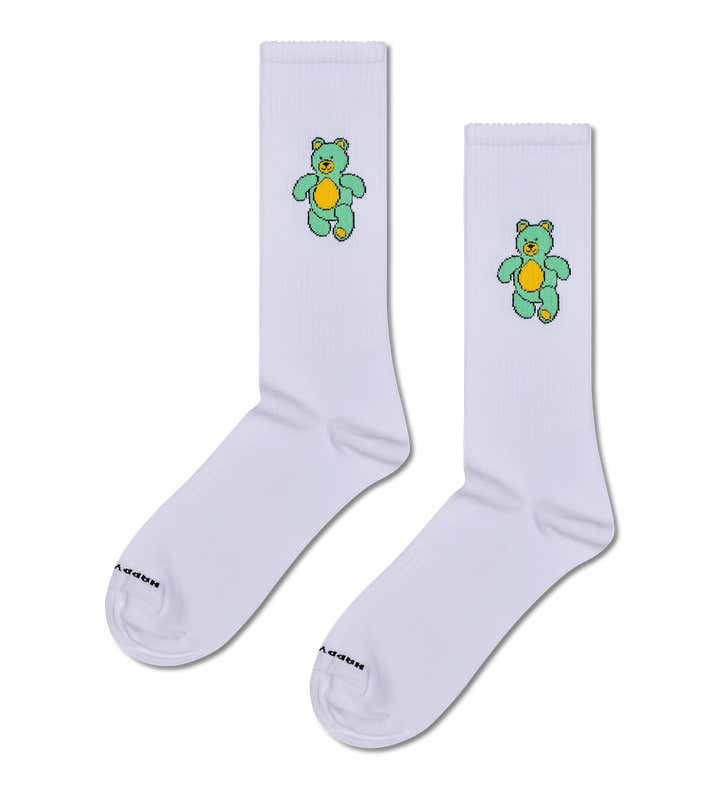 Teddy Bear Sneaker Sock