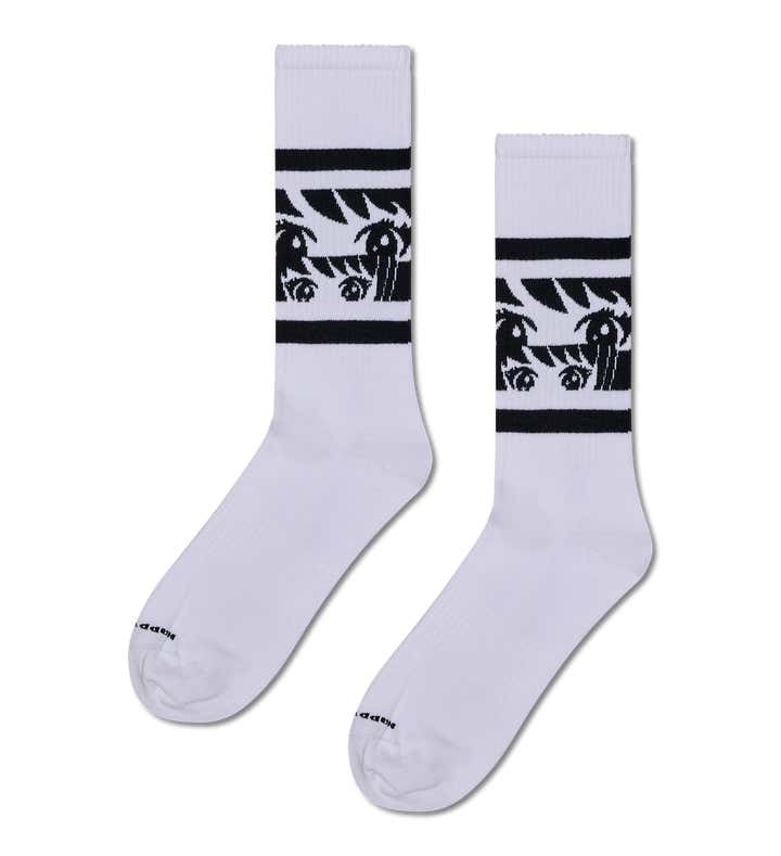 Anime Stripe Sneaker Sock