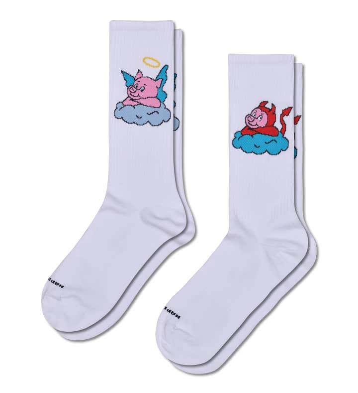 2-Pack Good Pig Sneaker Socks
