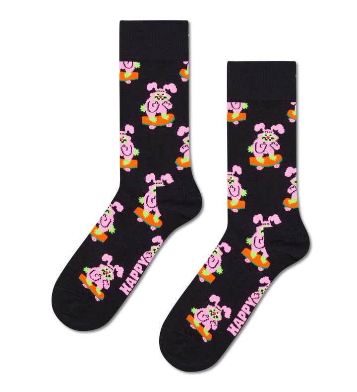 Skate Bunny Sock