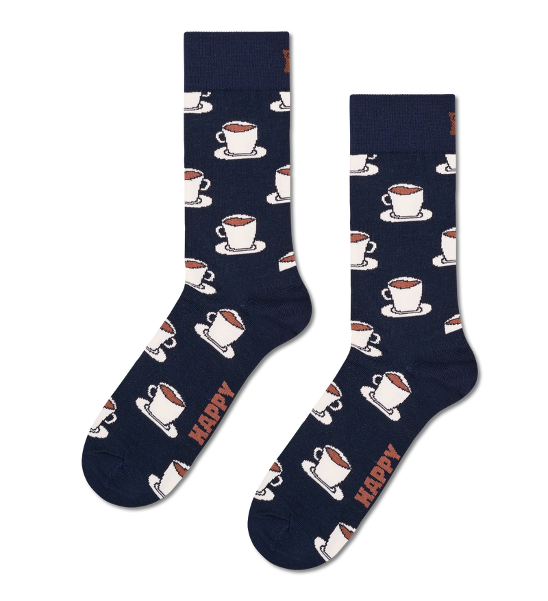 Repeating Espresso Cup Fun Socks | Gift for Coffee Lovers