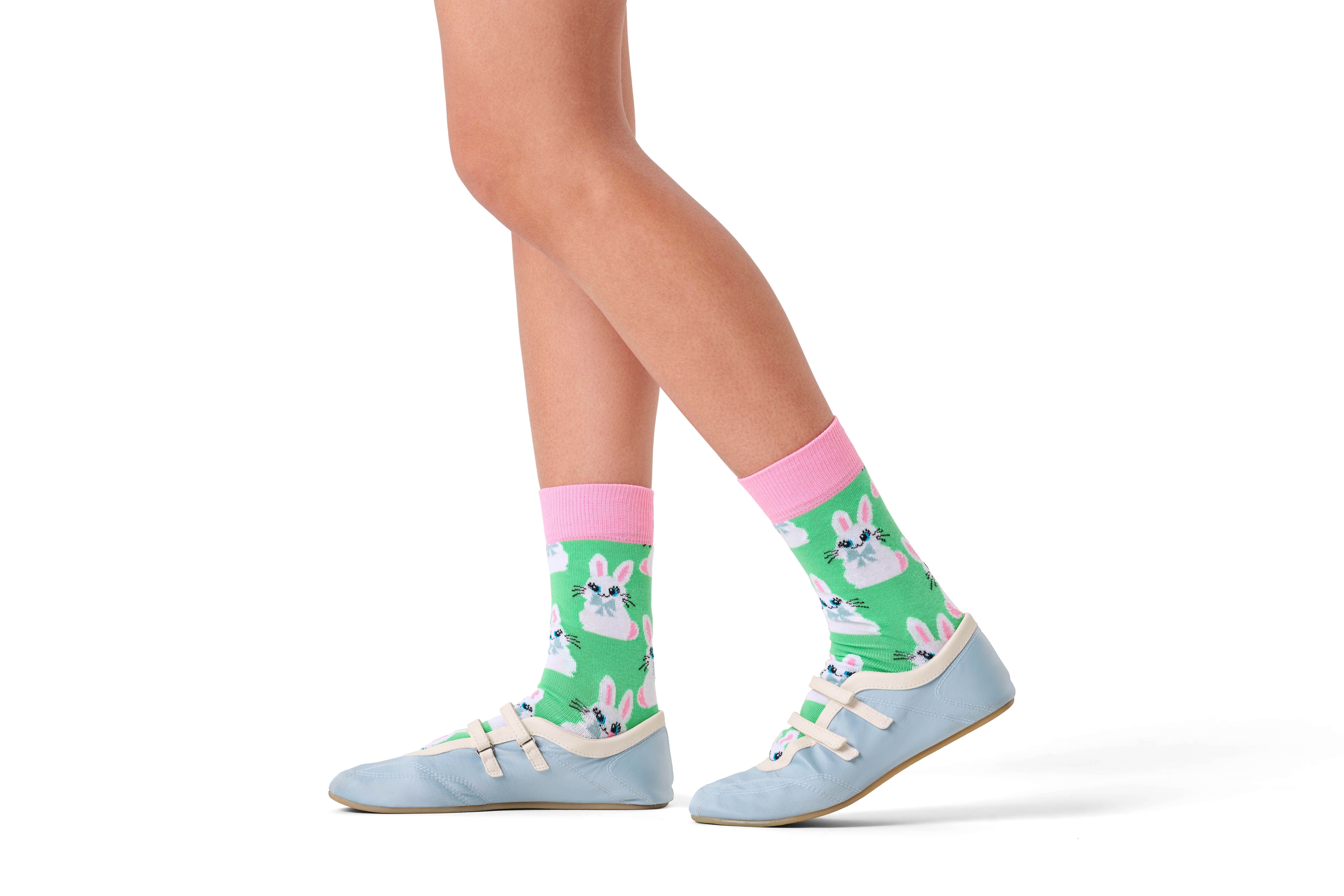 Cute Bunny Pattern Socks | Fun & Silly | Happy Socks NL