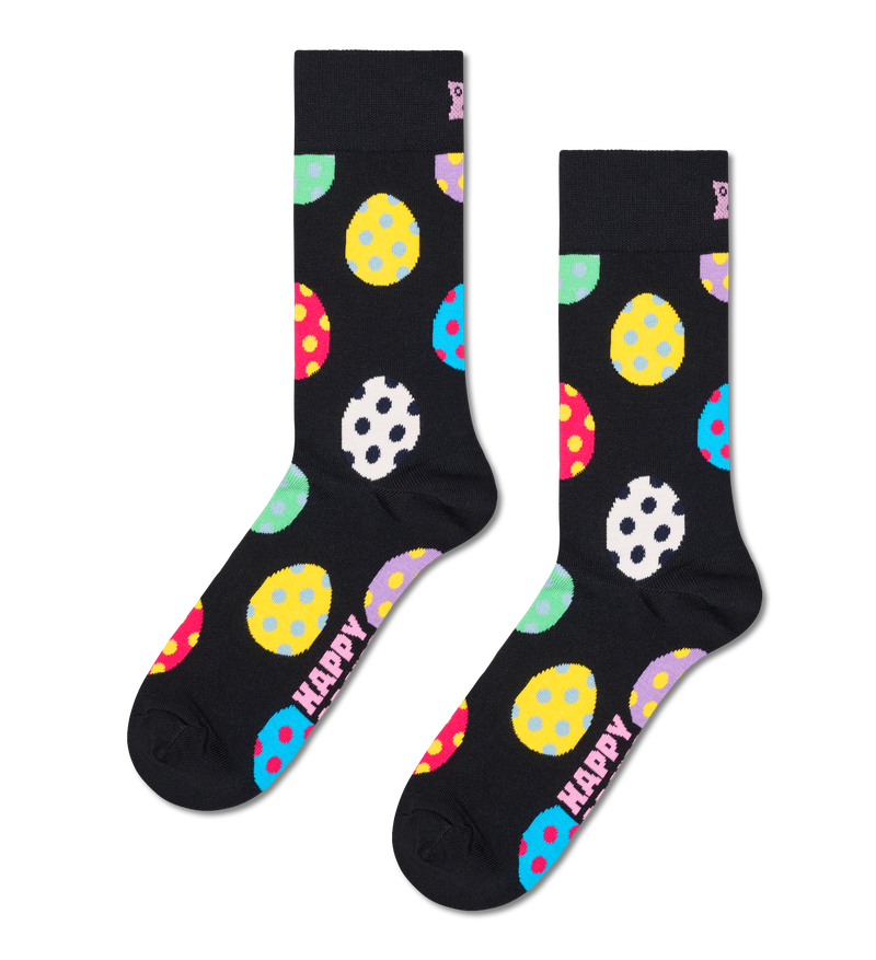 Colorful Easter Egg Pattern Socks | Festive & Fun