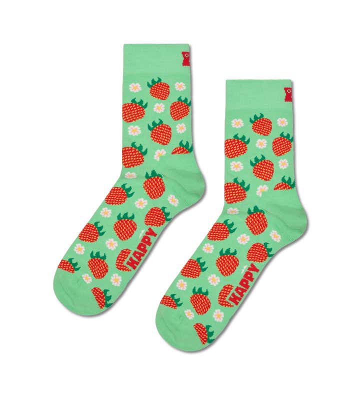 Strawberry Short Crew Sock