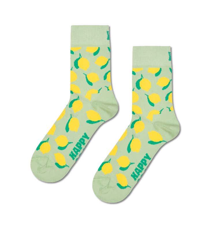 Lemon Short Crew Sock