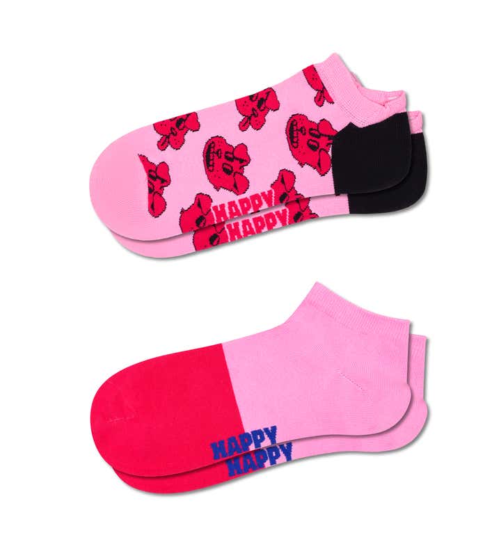 2-Pack Stars Low Socks