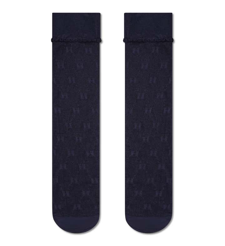 H Monogram Tall Crew Sock