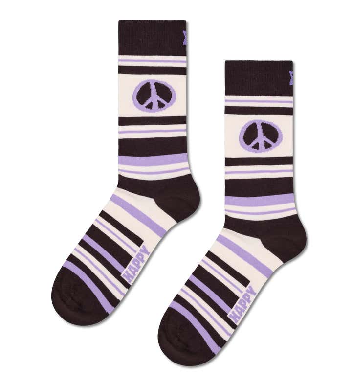 Peace Stripes Sock
