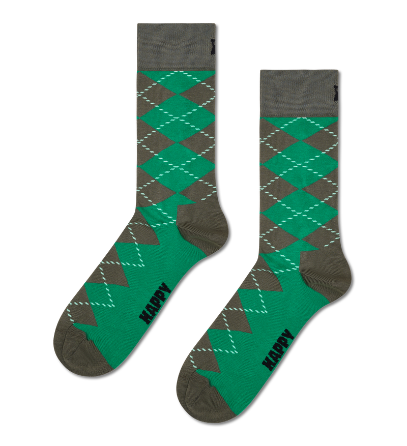 Colorful Argyle Pattern Socks | Fun & Work