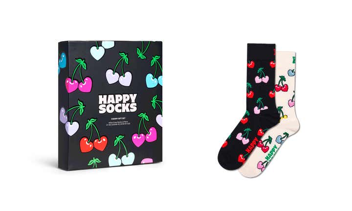 2-Pack Cherry Socks Gift Set
