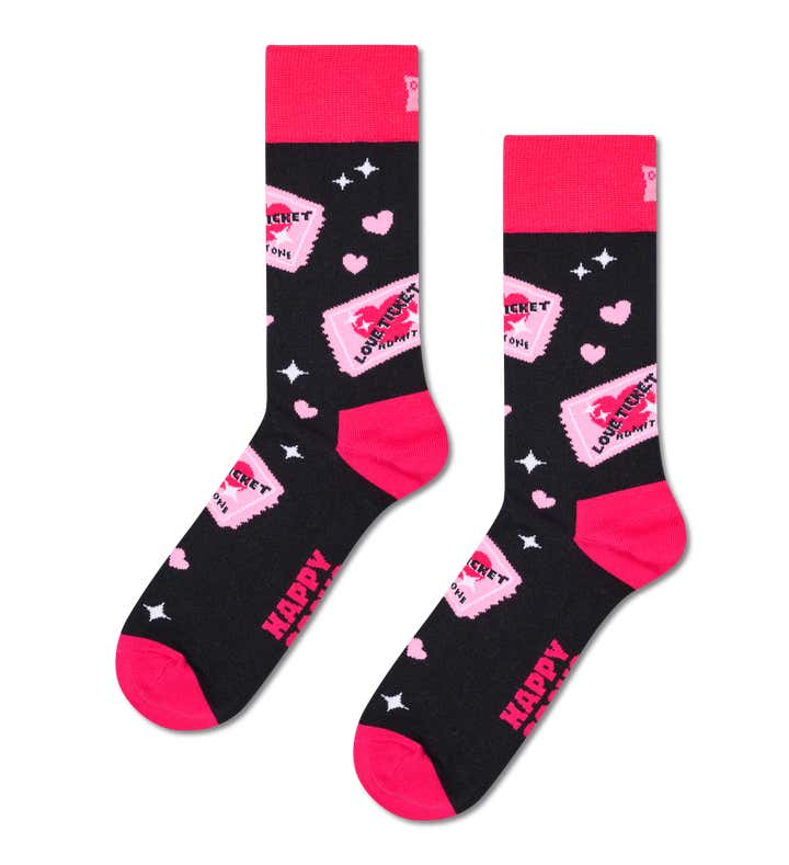 2-Pack Love Tickets Socks Gift Set