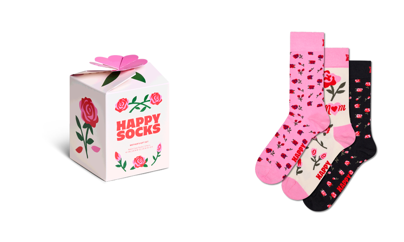 Rose Print Mom Socks Gift Set | Gifts for Mom