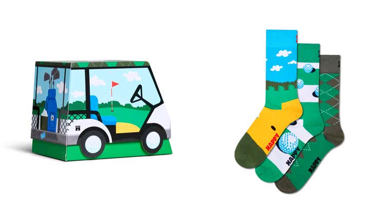 3-Pack Golf Socks Gift Set