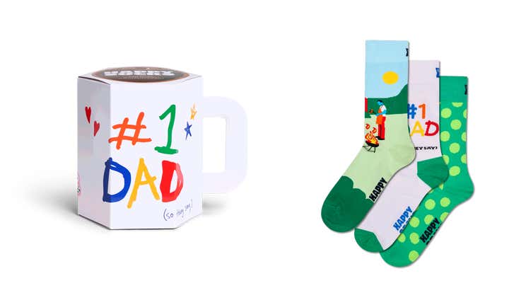 3-Pack No. 1 Dad Socks Gift Set