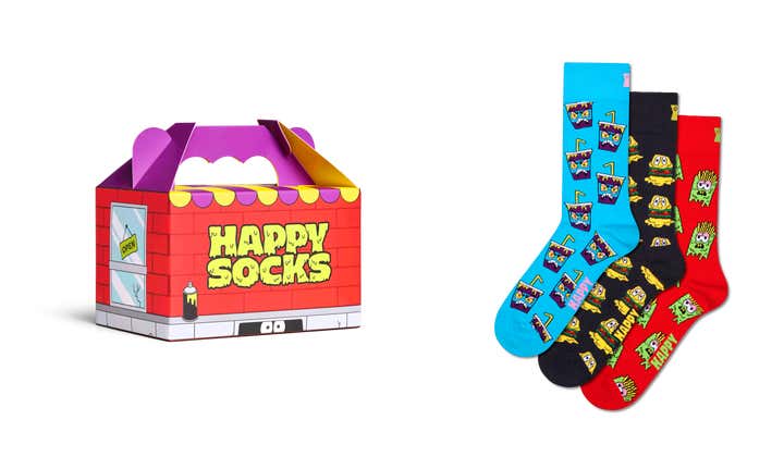 3-Pack Hangry Meal Socks Gift Set