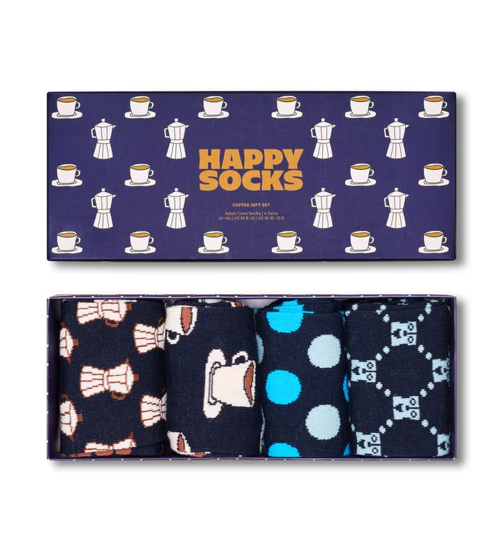 4-Pack Coffee Socks Gift Set