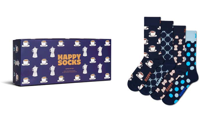 4-Pack Coffee Socks Gift Set