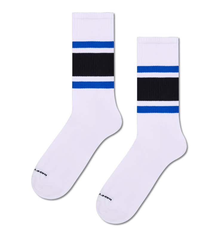 Simple Stripe Sneaker Sock