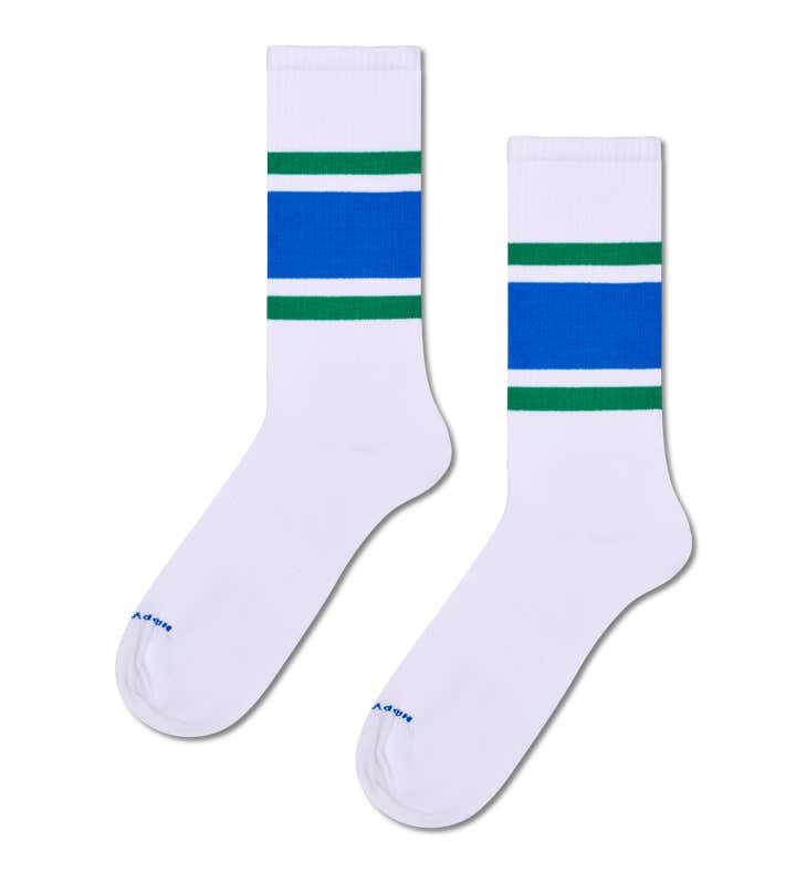 Simple Stripe Sneaker Sock