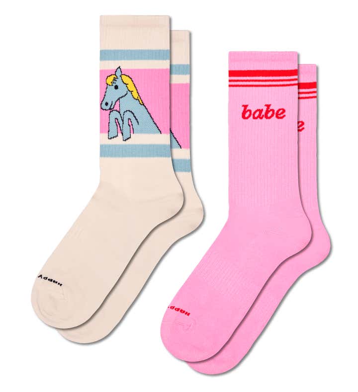 2-Pack Pony Sneaker Socks