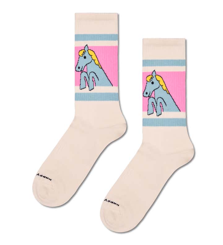 Love Pony Sneaker Sock
