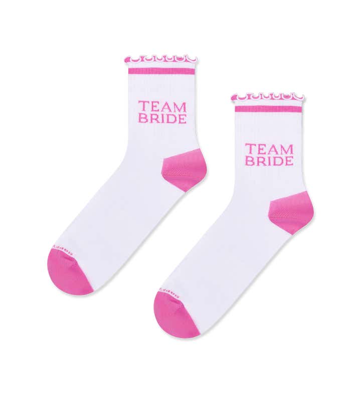 Team Bride Sneaker Sock