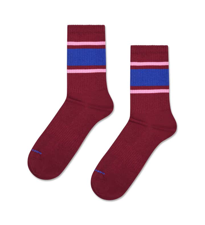 Simple Stripe Sneaker Sock