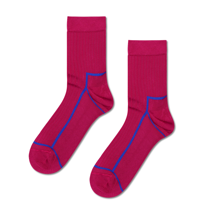 Fancy Striped Crew Socks | Breathable & Fun