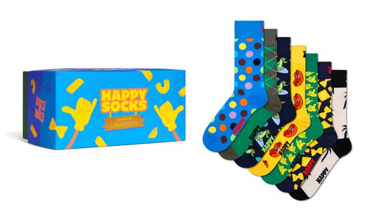 7-Pack 7 Days Socks Gift Set