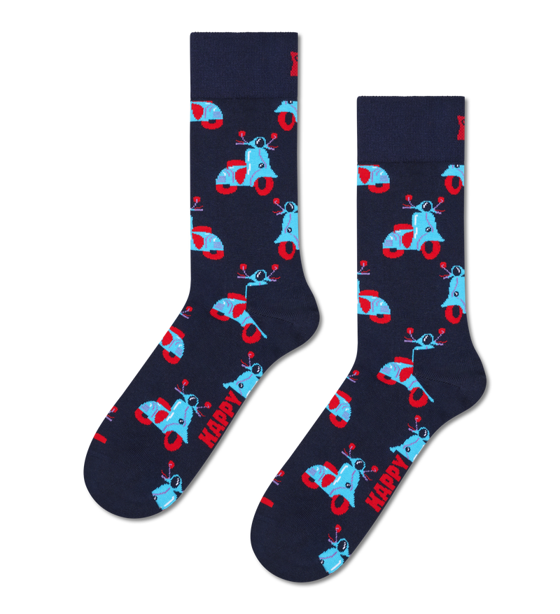 Fun Scooter Print Socks | Funky Novelty Socks