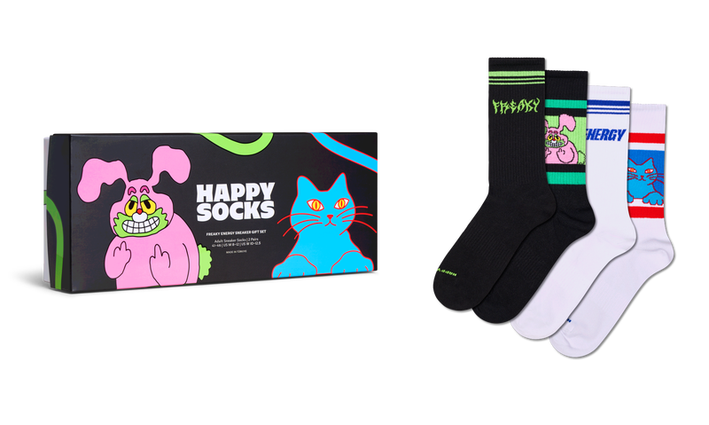Freaky Animal Sports Socks 4-Pack