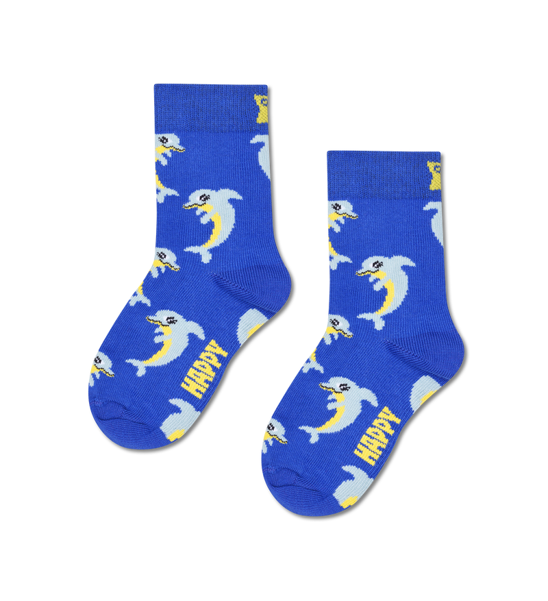Happy Dolphin Kids Socks | Funny Animal Socks