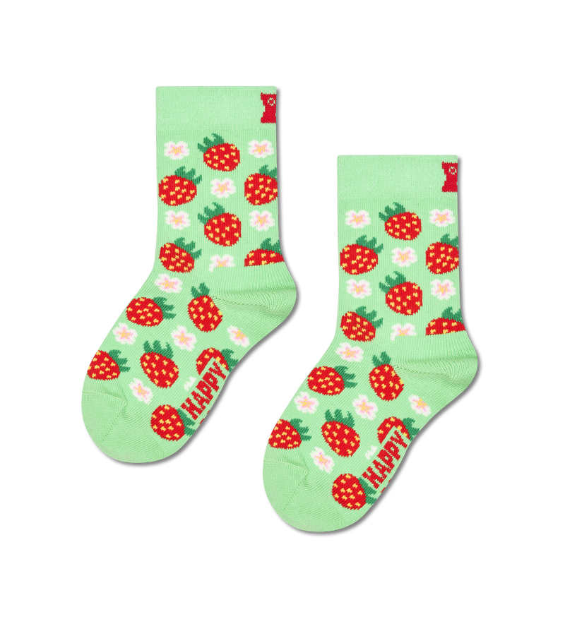 Fun Kids Strawberry Print Socks