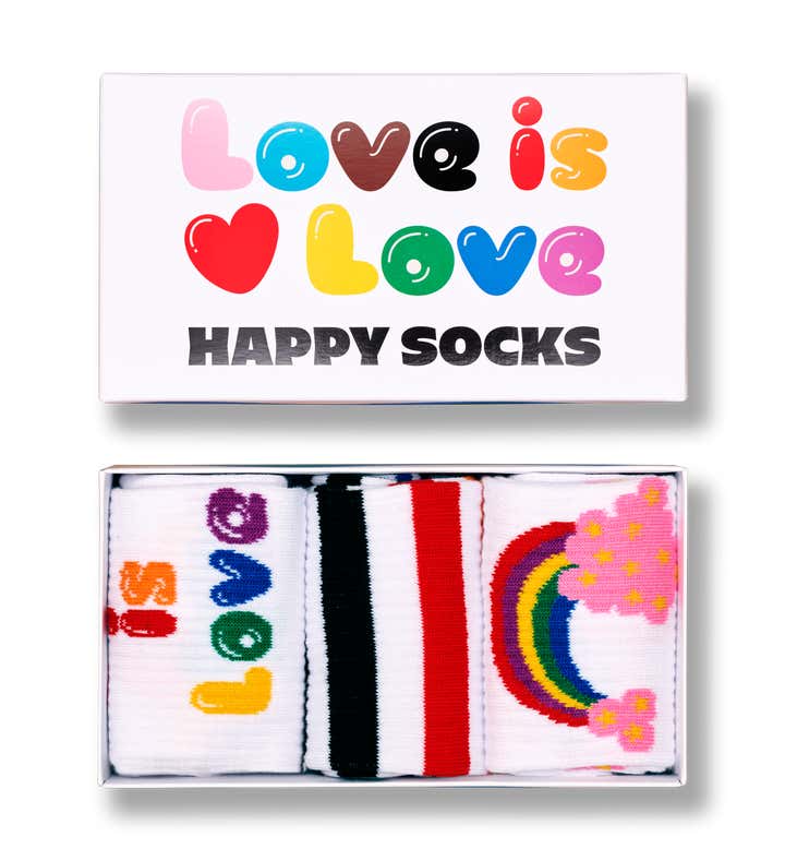 3-Pack Pride Sneaker Socks Gift Set