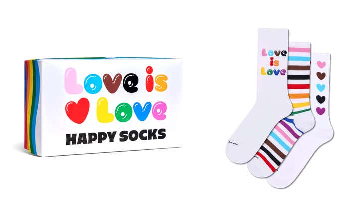 3-Pack Pride Sneaker Socks Gift Set