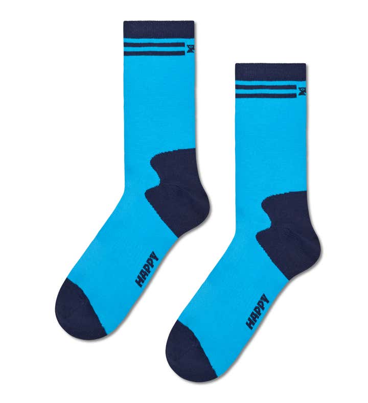 Blue Extra Cool Short Crew Sock