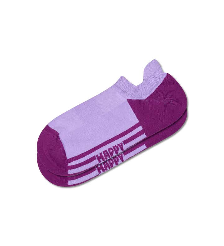 Purple Extra Cool No Show Sock