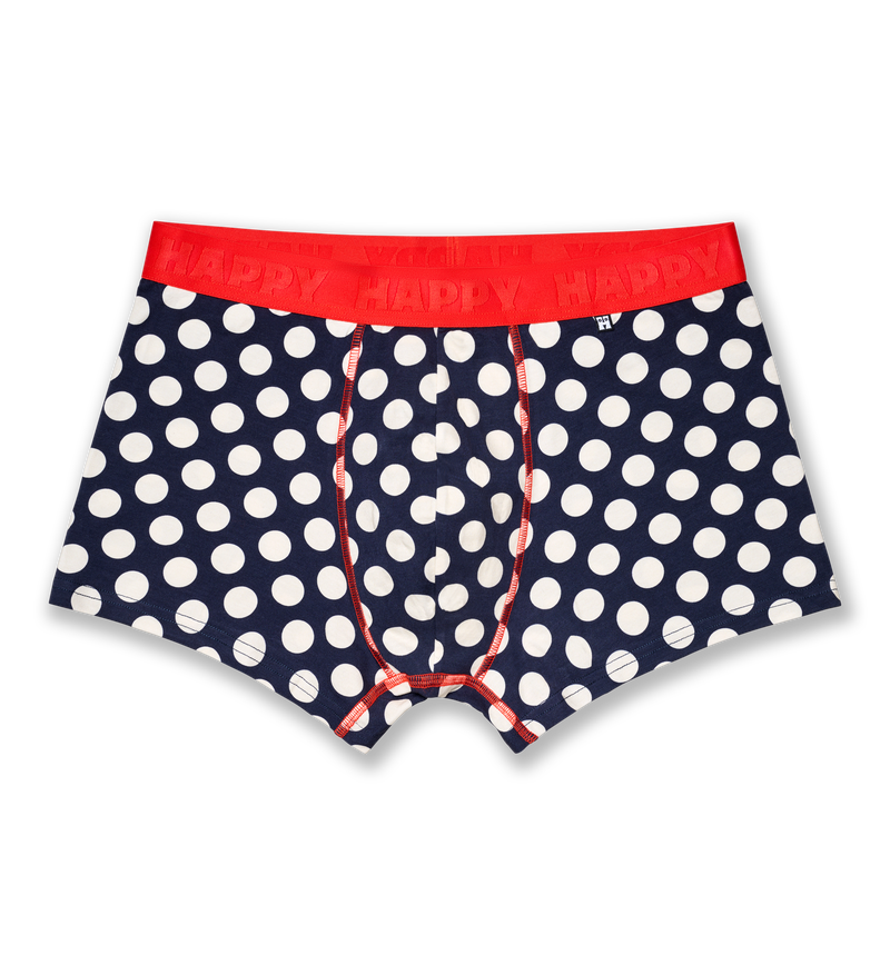 Navy Polka Dot Boxer Trunks | Funny & Comfortable