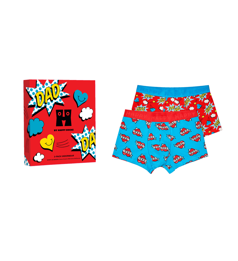 Super Dad Gift Set | 2-Pack Men's Boxers for Father's Day
