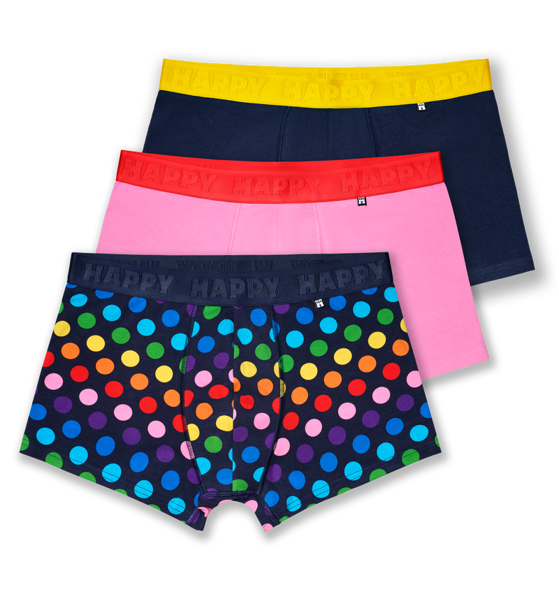 Colorful Dot Print Boxers 3-Pack | Fun & Comfortable
