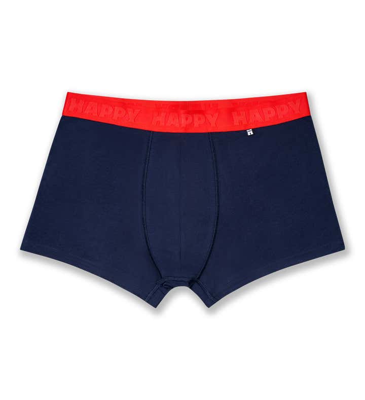 3-Pack Solid Navy Short Boxers