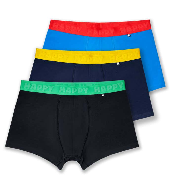 3-Pack Solid Mix Short Boxers
