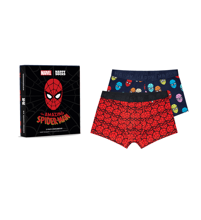 Spider-Man Face Print Boxer Trunks | Funny Mens Underwear