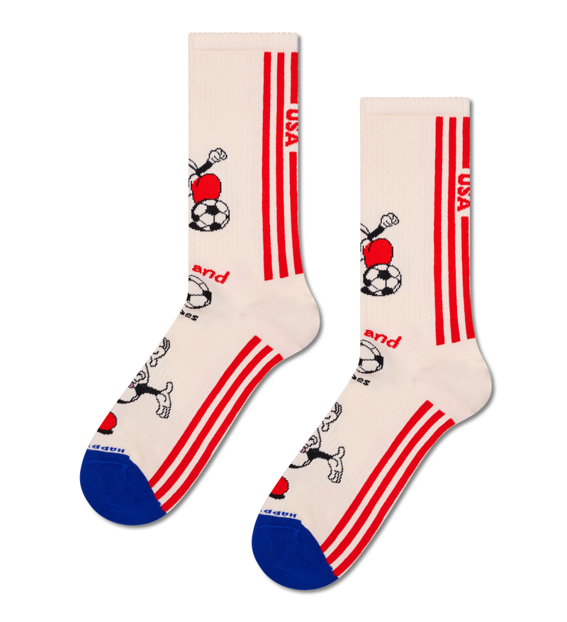 USA Football Sneaker Socks | Soccer Athletic Socks