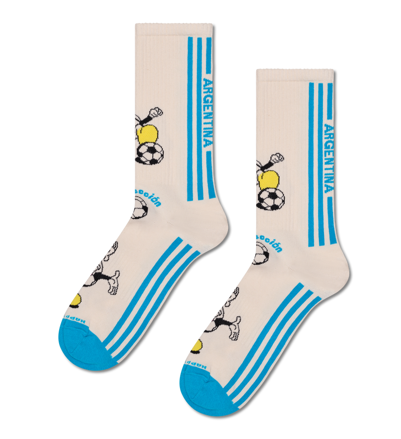 Argentina Football Sneaker Socks | Soccer & Athletic
