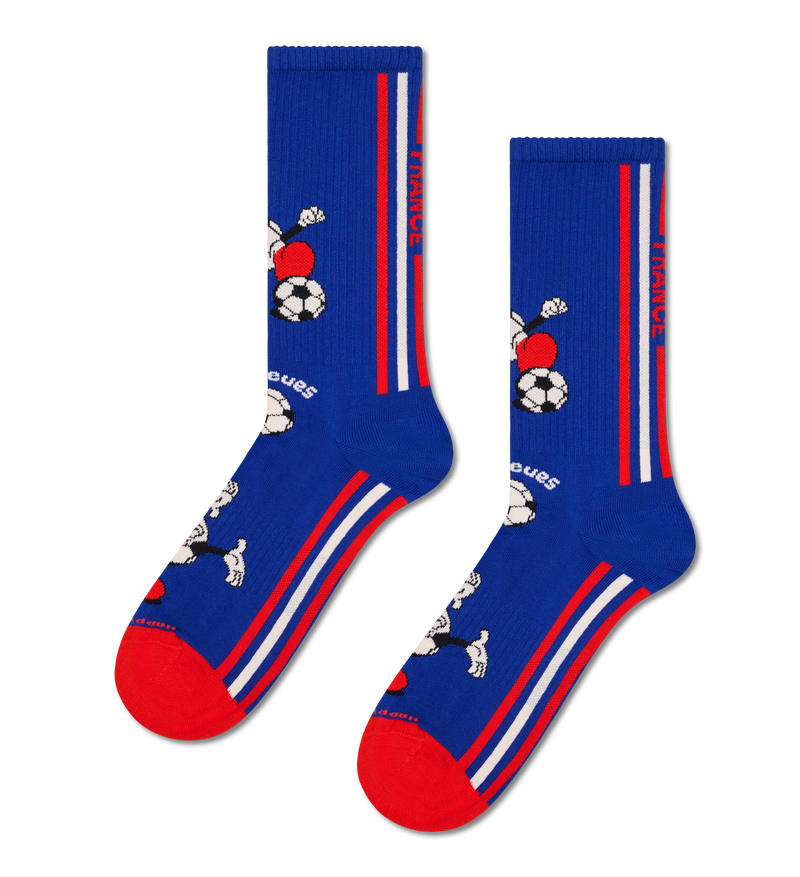 France Football Sneaker Socks | Soccer Athletic Socks