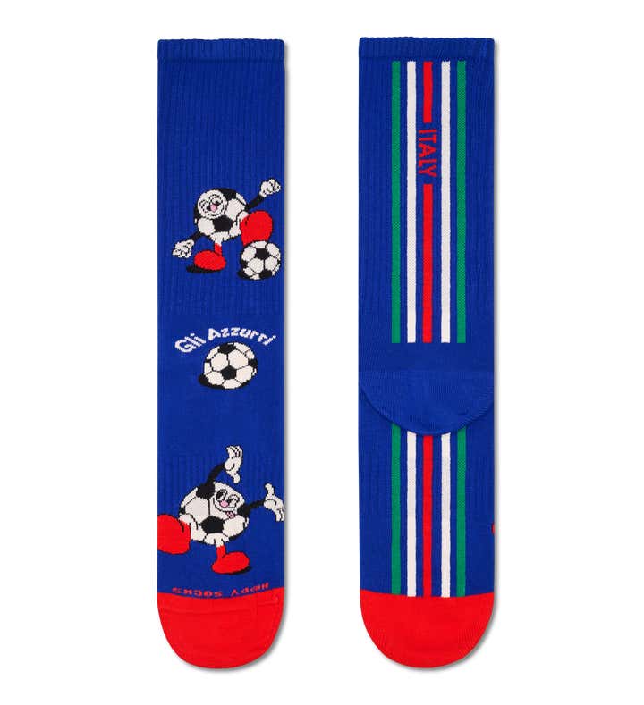 Team Italy Football Sneaker Sock