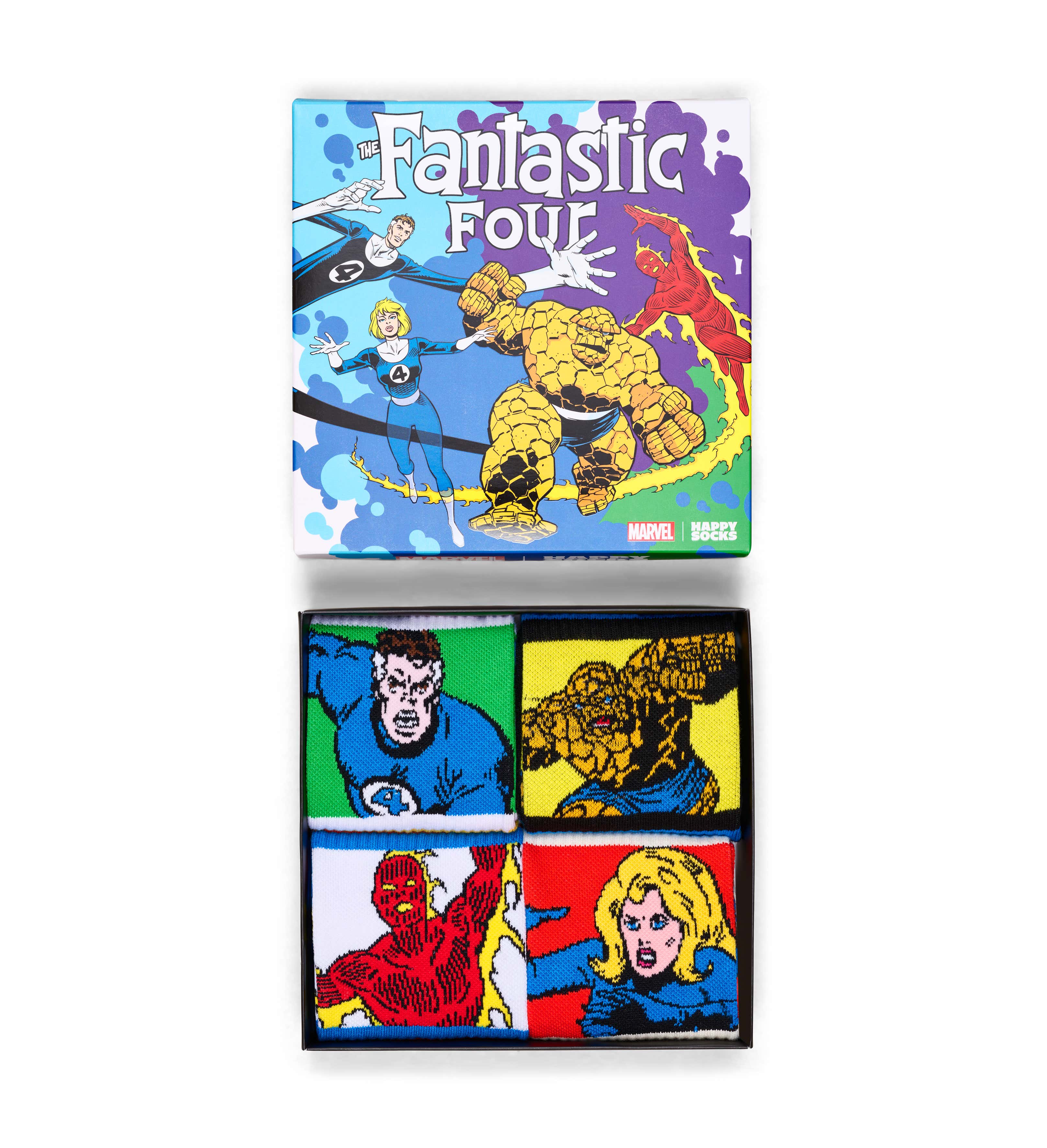 Marvel Merch Gift Set | Fantastic Four | Happy Socks US