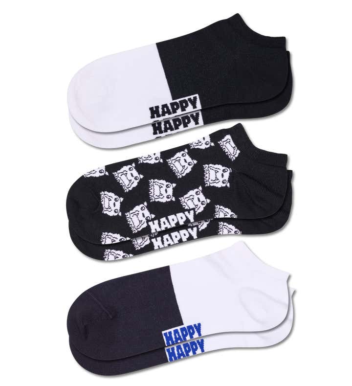 3-Pack Bulldog Low Socks